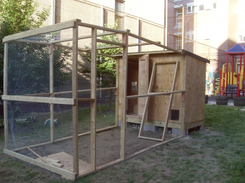 Finished chicken coop Finished chicken coop